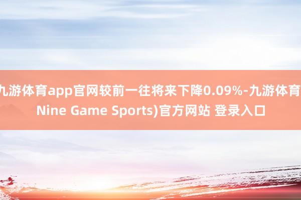 九游体育app官网较前一往将来下降0.09%-九游体育(Nine Game Sports)官方网站 登录入口